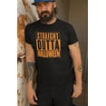 thumbnail image 2 of Old Glory Mens Straight Outta Halloween Short Sleeve T Shirt, 2 of 6