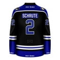 thumbnail image 4 of Dunder Mifflin Dwight Schrute Black Hockey Jersey, 4 of 5