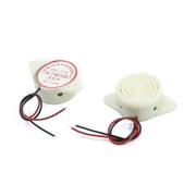Unique Bargains 2Pcs DC 3-24V SFM-27 Passive Active Electronic Alarm Buzzer Sounder