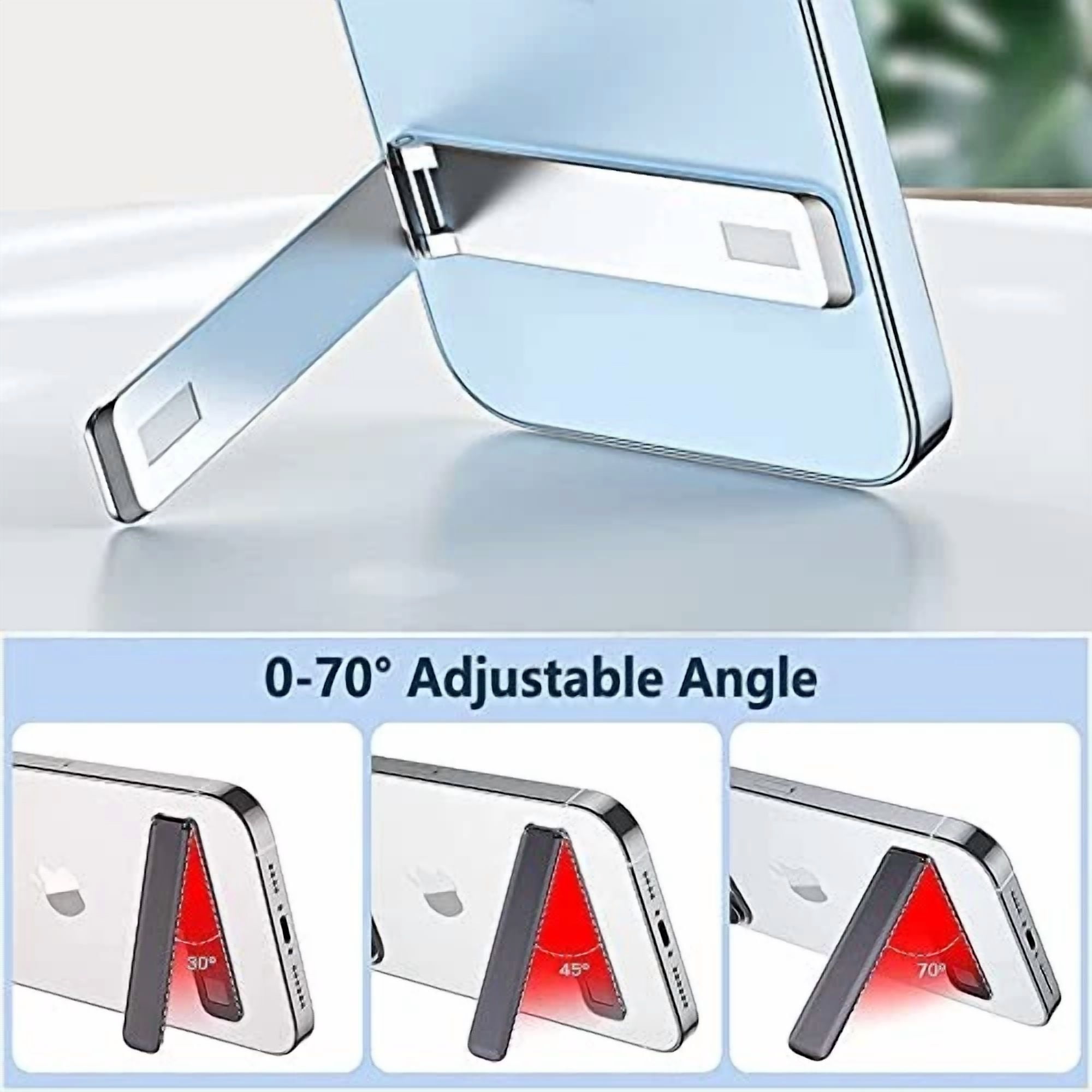CRESTIN- Cell Phone Kickstand,Vertical And Horizontal Aluminum Phone Stand For Black