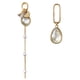 thumbnail image 1 of Pendientes asimétricos de moda con forma de gota de cristal y perla, joyería decorativa para mujeres y niñas., 1 of 5