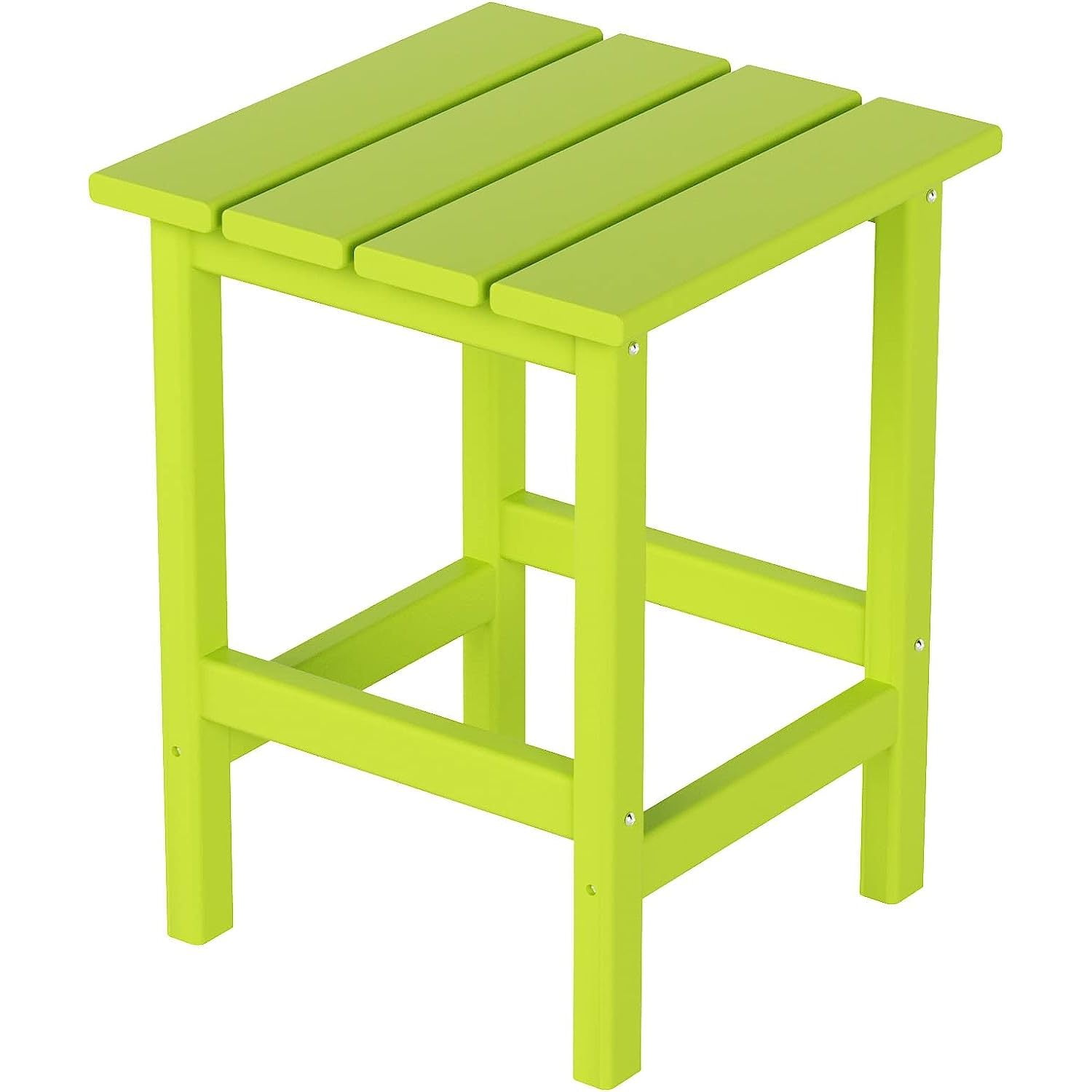 Bilot Outdoor Side Table, All Weather Lumber Adirondack Small Patio