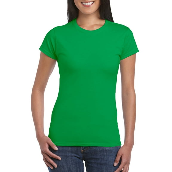 Gildan Ladies Softstyle T-Shirt
, S, Irish Green