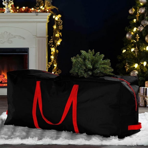 Christmas Clearance, Large-Capacity Christmas Tree Storage Bag for Artificial Trees with Double Zipper, Christmas Tree Ornaments