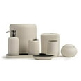 thumbnail image 2 of TurkishTowels 3-Piece Bath Accessory Set, Thebes Porcelain Tumbler, Tray, Soap Dish, 2 of 2
