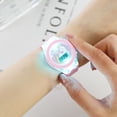 thumbnail image 4 of Reloj luminoso para niños, reloj electrónico de silicona luminoso con unicornio y pulsera (2 uds./juego), 4 of 6