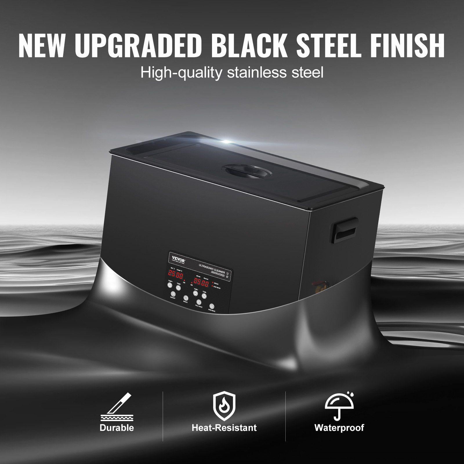 30L 600W Digital Ultrasonic Cleaner with Timer Heater Upgraded Degassing Gentle Mode 40kHz Industrial for Jewelry Tools Retainer