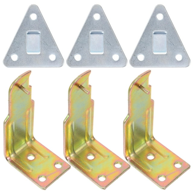 OULII 6 Sets Metal Fire Extinguisher Brackets and Mounts for Wall Mounting Simple Structure 11.8x7.9x3.9in