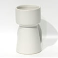 thumbnail image 1 of Set of 4 Matte White Ceramic Planter, 1 of 1