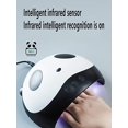thumbnail image 2 of Secador de uñas con lámpara UV portátil de 1 pieza, lámpara de uñas de gel LED UV de 36 W, detección inteligente y automática para un secado rápido, para barnices semipermanentes, geles y barnices LED, etc. ER, 2 of 5