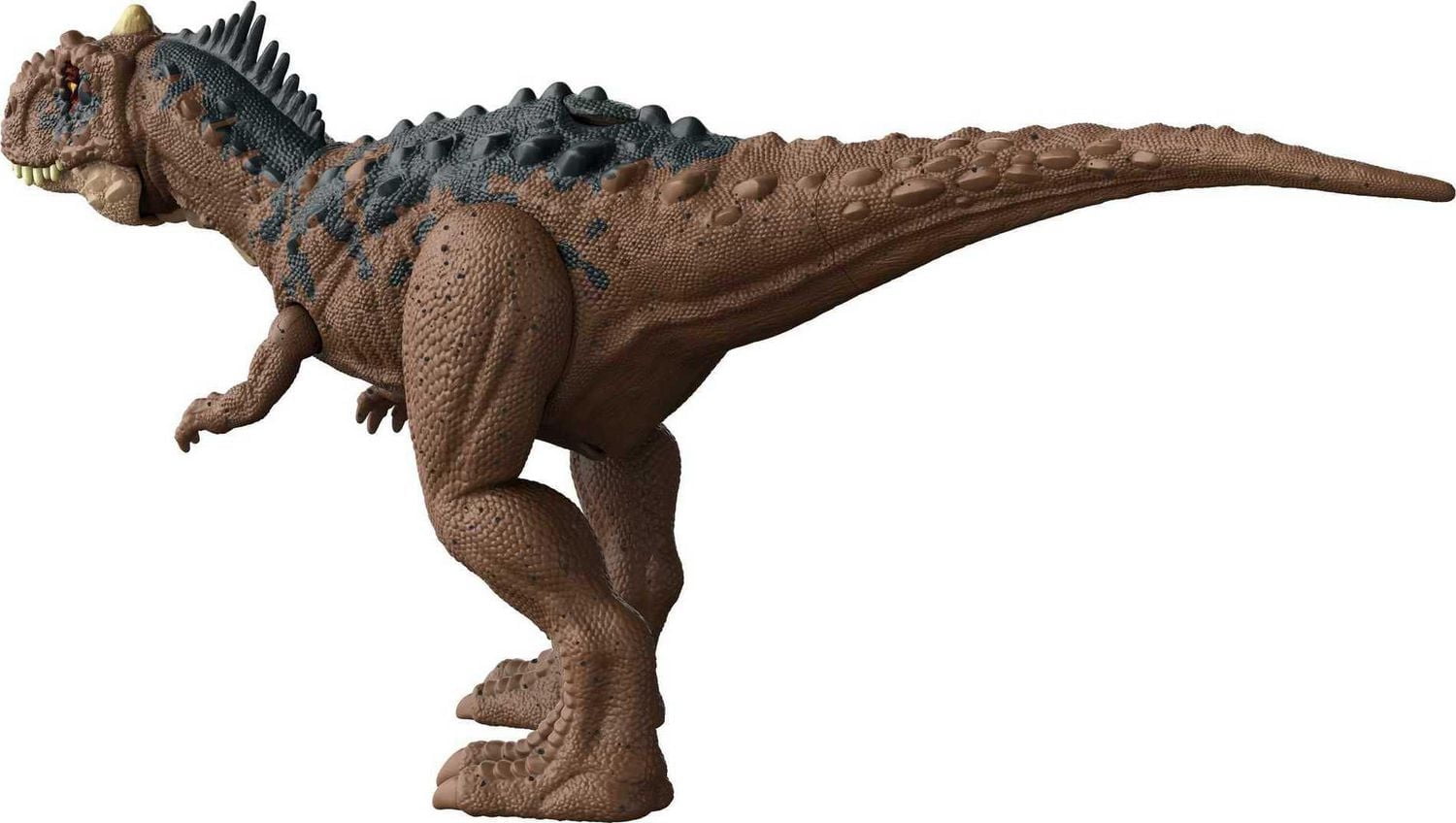 ​Jurassic World Dominion Roar Strikers Rajasaurus Dinosaur Action Figure with Roaring Sound and Attack Action, Toy Gift Physical & Digital Play