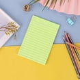 thumbnail image 5 of Paquete de 6 notas adhesivas Post-it con líneas de colores, bloc de notas autoadhesivo extraíble para oficina, hogar y escuela, 5 of 5