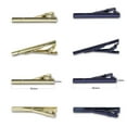 thumbnail image 3 of 4PCS Tie Clips Classic Metal Minimalist Tie Bar Clips Necktie Clips for Men, 3 of 10