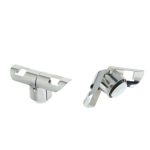 Tapones para botellas de vino Soledad Sellador al vacío de acero inoxidable 2 piezas