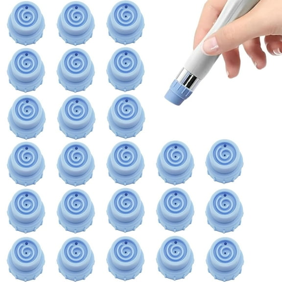 Elitzia 24 Pcs Vortex Hydro Dermabrasion Silicone Tips Medium Exfoliating Heads for Dermabrasion Machine Pore Cleansing & Extraction ETHFT1