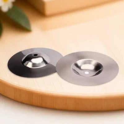 OULII 2Ud Drum Cymbal Plata Con Vibración Rica Y Fuerte Resistencia Para Músicos