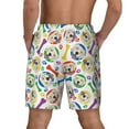 thumbnail image 4 of Uemuo Cartoon Labrador Retriever Pattern Mens Swim Trunks Quick Dry Board Shorts with Mesh Lining, Stretch Beach Shorts Quick Dry No-Chafing Board Shorts-XX-Large, 4 of 9