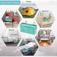 thumbnail image 5 of Bedside Caddy/Bedside Storage Bag Hanging Organizer for Bunk and Hospital Beds,Dorm Rooms Bed Rails Green, 5 of 5