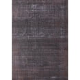 thumbnail image 1 of Ahgly Company Indoor Rectangle Mid-Century Modern Black Eel Black Oriental Area Rugs, 7' x 9', 1 of 6