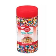 Betty Crocker Parlor Perfect Confetti Sprinkles Ice Cream Toppings 9 oz (Pack of 4)