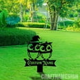 thumbnail image 4 of Craftnamesign Custom Owl Metal Yard Stake, Metal Yard Stake with Owl, Outdoor Owl Lawn Garden Decor, 4 of 4