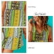 thumbnail image 2 of Vestido De Mujer, Bohemio, Transpirable, Elegante, Cuello En V, Mini Vestido Para Uso Diario ANGGREK AH2833, 2 of 6