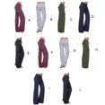 thumbnail image 2 of Guardoinrt Automne Femmes Décontracté Style Élastique Yoga Pantalons Randonnée Course Séance d'Entraînement Fitness Simple Jambe Droite Pantalons Vêtements Vin Rouge, 2 of 6