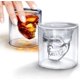 thumbnail image 4 of Vaso de doble pared con motivo de calavera, transparente, para café, vino, cerveza, té, juego de 2 transparente Xemadio LKX-0111-1, 4 of 6