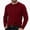 Wine, variant on Babcutegg Mens Cable Knit Sweater Crew Neck Long Sleeve Pullover Thick Warm Casual Sweaters Size 2XL