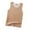 Brown, variant on WOYY Big Boys Thermal Tank Top Seamless Solid Color Casual Sleeveless Undershirt Vest
