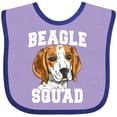 thumbnail image 3 of Inktastic Dog Beagle Squad Boys or Girls Baby Bib, 3 of 4