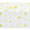 3 Pack Twinkle Little Star Tablecloths for Baby Shower Decorations (54 x 108 in)