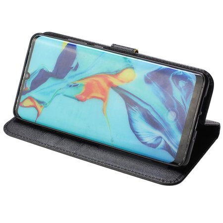 Siyoer Cute Bee Flip Leather Phone Case W Card Slot For Huawei P30 Lite Black Walmart Canada