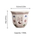 thumbnail image 2 of Taza de té de taza de café de cerámica hecha a mano de 170 ml con diseño de estrella/luna, 2 of 7