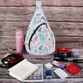 thumbnail image 6 of KAWELL Sling Backpack - Unisex Messenger Bag Crossbody Backpack Travel Multipurpose Daypacks for Men Women Lady, 6 of 7