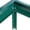 Green, variant on Yesurprise Polycarbonate Greenhouse, Walk in Greenhouse with Rain Sink, Sliding Door, Transparent Polycarbonate Panels, Aluminum Frame, Vent, Waterproof Outdoor Greenhouse