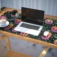 thumbnail image 3 of Long Mouse Pads for Desk,Colorful Halloween Pumpkins Desk Mats on Top Of Desks, Desk Mouse Pad Extra Large with 3mm Non-Slip Base and Stitched Edge for Gaming,Office,Work,Home 35.4"x15.7", 3 of 6