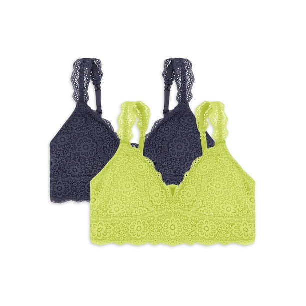 Confezione Da 2 Bralette Convertibili Member's Mark – Nero/Acero Zucchero – Taglia L Coppa C