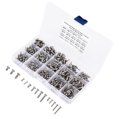 thumbnail image 2 of Oubit Ensemble de Vis 400pcs Vis en Acier Inoxydable Tête Ronde Vis Croix Vis Assortiment Kit Résultats Impressionnants, 2 of 9