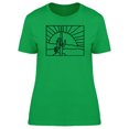 thumbnail image 1 of Cactus in Line Art  Women's T-shirt, 1 of 1