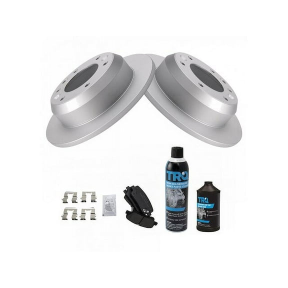Rear Brake Pad and Rotor Kit - Compatible with 2007 - 2012 Kia Sedona 2008 2009 2010 2011