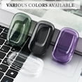thumbnail image 2 of OFFCURVE Transparent Key Fob Cover for Honda, Car Key Case Compatible with 2022 2023 Honda Civic Accord HR-V CR-V Pilot Sport SI EX EX-L Touring 5 Buttons Smart Key Protector Car Accessories, White, 2 of 7