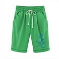 thumbnail image 1 of Top and Shorts Sets for Women, Womens Elastic Waist Printing Drawstring Shorts, 1 of 3