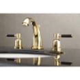 thumbnail image 2 of Kingston Brass KB8982DKL 8 in. Widespread Bathroom Faucet, Polished Brass, 2 of 3