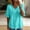 A1 Mint Green, variant on Outfmvch V Neck Tops for Women Lightweight Pullover Top Concert Tops Blouses for Women Capsule Wardrobe for Women 2026 Summer Asymmetrical Blouse Bohemian Vacation Shirts Gray L