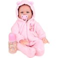 thumbnail image 2 of Muñeca Reborn Bebé CHAREX Realista Cuerpo Completo 22pulg con 4 Accesorios Niña Rosa CHAREX RC99586, 2 of 2