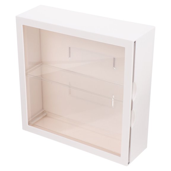 Masteelf Wall-Mounted Toy Car Display Cabinet for Miniature Figures, Collectible Model Showcase Box
