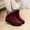 Wine, variant on LSLJS Large Size Insulation Outdoor Women Snow Boots Round Toe Shoes Slip On Casual Zipper Boots, Women's Flats Ankle Boots