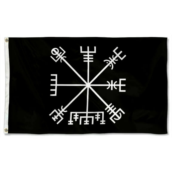 Yanbooch Vegvisir, Viking Flags Banner Home Yard Garden Decor 3x5Feet