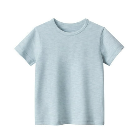 

Toddler Boys Girls Short-Sleeve T-Shirt Tops Kids Summer Tee 1-6T